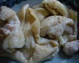 毎日食べたい!!ゴウヤと鶏皮の塩きんぴら作り方1写真