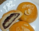★低糖質‼アーモンドのマロン粒あんパン♪作り方15写真