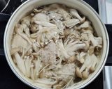 鶏団子ときのこのお汁作り方3写真
