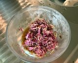 菊の花の酢の物(下茹で〜三杯酢和え)作り方8写真