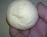 手捏ねで生クリーム食パン&丸パン作り方28写真