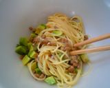 アボカドと納豆の冷製パスタ作り方6写真