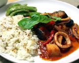 夏野菜もりもり！ラタトゥイユごはん。作り方5写真