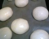手捏ねで生クリーム食パン&丸パン作り方36写真