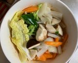 お一人様クリーミー洋風麻婆味豆腐野菜炒め作り方14写真