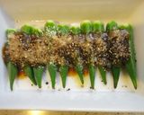 オクラの醤油ガーリック♪トースター焼き作り方3写真