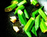 ■オクラの柚子胡椒ペペロンチーノ■作り方4写真