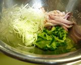 チャーシューと長ねぎの和え物作り方4写真