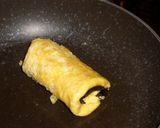 フライパンで!卵1個分の卵焼き♪作り方4写真