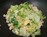パラッと☆レタスとちりめんのチャーハン作り方4写真