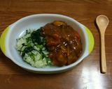 簡単♪節約？カレーなどに♪小松菜ごはん作り方4写真