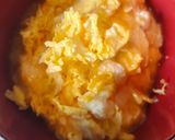 簡単おかず🍚なめこと卵のふわとろ炒め✨️作り方3写真