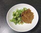 ネバトロ～納豆とおくらの味噌汁☆作り方2写真