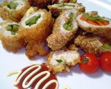 お弁当に！ササミの大葉チーズ巻フライ作り方9写真