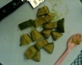 空芯菜の芽とアボガドのイタリアン風サラダ作り方6写真