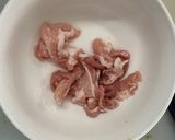 クリーミー味噌キムチ味回鍋肉青椒肉絲風作り方1写真