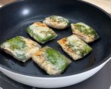 鶏ひき肉と塩昆布のライスペーパー巻き作り方7写真