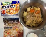 肉じゃがリメイク⭐︎簡単グラタン作り方1写真
