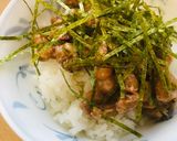 毎日のしろごはん●梅納豆丼作り方1写真