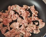 味染みウマぁ~！厚揚げきのこと豚こまのすき煮作り方2写真