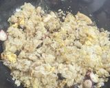 タコとしめじの和風だし炒飯🐙チャーハン😋作り方4写真