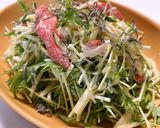 カニカマと水菜の塩昆布入りマヨポン酢和え作り方5写真