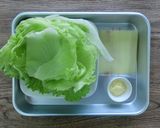 【副菜】カリカリチーズのサラダ作り方1写真