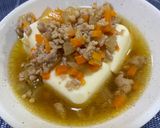 【おうち給食】豆腐のそぼろあんかけ作り方4写真