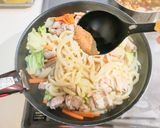 モツ焼きうどん作り方5写真