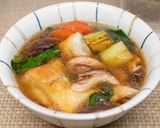 鴨の皮でつくるお雑煮作り方9写真