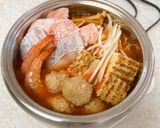 辛さ控えめ♪スープも堪能♪海鮮キムチ鍋作り方4写真