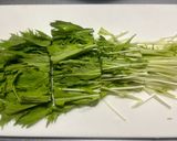 いろんな料理のトッピングに!水菜サラダ作り方1写真