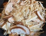 たっぷりきのこと手羽元の塩麹焼き作り方6写真