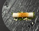 W胡麻！ちくわと大葉のライスペーパー焼き作り方3写真