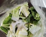 白菜の塩昆布レモン漬け作り方2写真