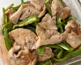 レンチン　青椒肉絲作り方6写真