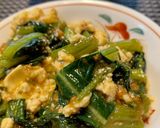 小松菜と豆腐の麻婆豆腐風作り方5写真