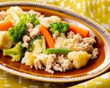 野菜と鶏ひき肉のそぼろ煮作り方3写真