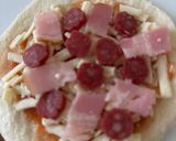 小学生が作る🍖カルパスピザトースト🍕作り方3写真