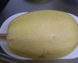 そうめんかぼちゃの下ごしらえ作り方1写真