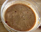 揚げナスと冷しゃぶのごま味噌だれうどん作り方1写真
