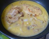 鶏胸肉のまろやか豆乳オレンジ煮作り方4写真