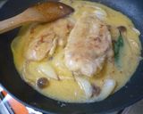 鶏胸肉のまろやか豆乳オレンジ煮作り方5写真
