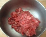 牛肉&キャベツ&韮★オイスターソース風味作り方1写真