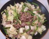 牛肉&キャベツ&韮★オイスターソース風味作り方6写真