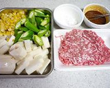 長芋とオクラのねばとろマーボ作り方1写真