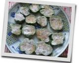 ✿長芋でふわもち！ピーマンの肉詰め✿作り方4写真