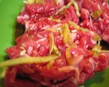 簡単★牛肉のしょうが煮　　スチームケース作り方1写真