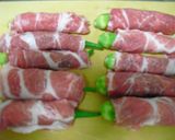 オクラの豚肉巻き(酢味噌味）作り方2写真