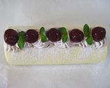 巨峰（葡萄）のロールケーキ作り方31写真